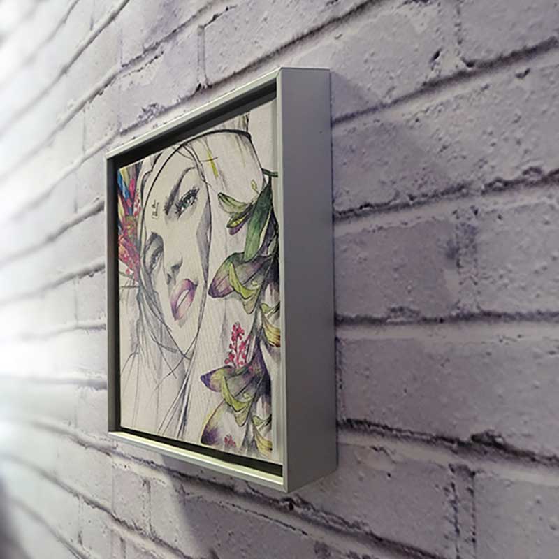 Profil en aluminium de caisse américaine pour toile